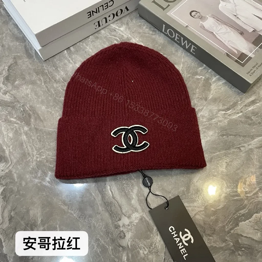 View 14 of Colorful Knit Beanie with Luxe Logo Emblem