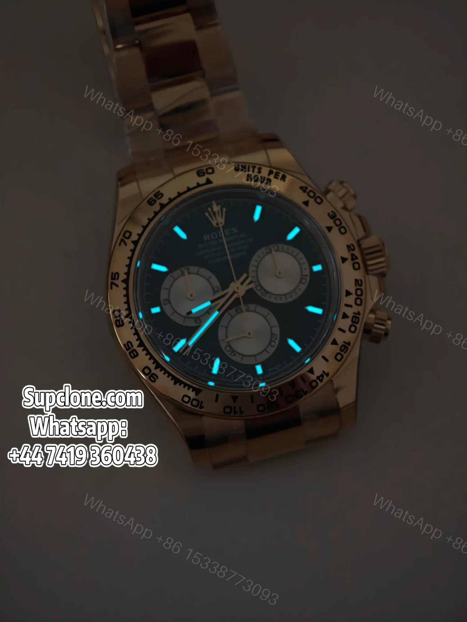 View 2 of Rolex Daytona Super Clone M126508-0008 Green Dial 4131 Movement
