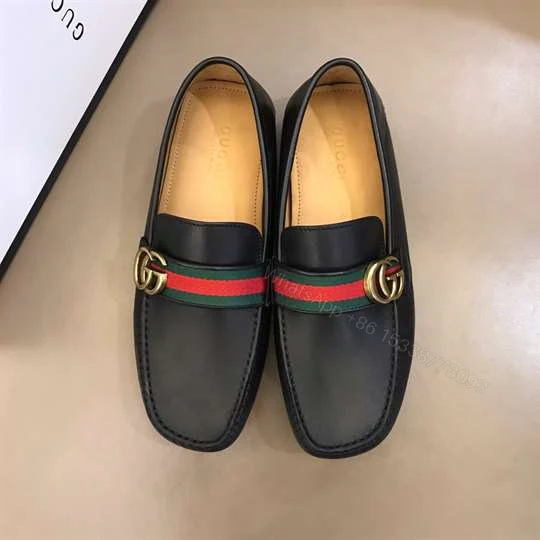 View 5 of GUCCI LEATHER DRIVER WITH WEB – LDG005