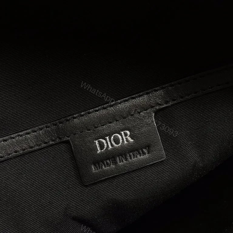 View 6 of Dior Luxe Backpack: Patterned Leather-Trim, All-Day Comfort