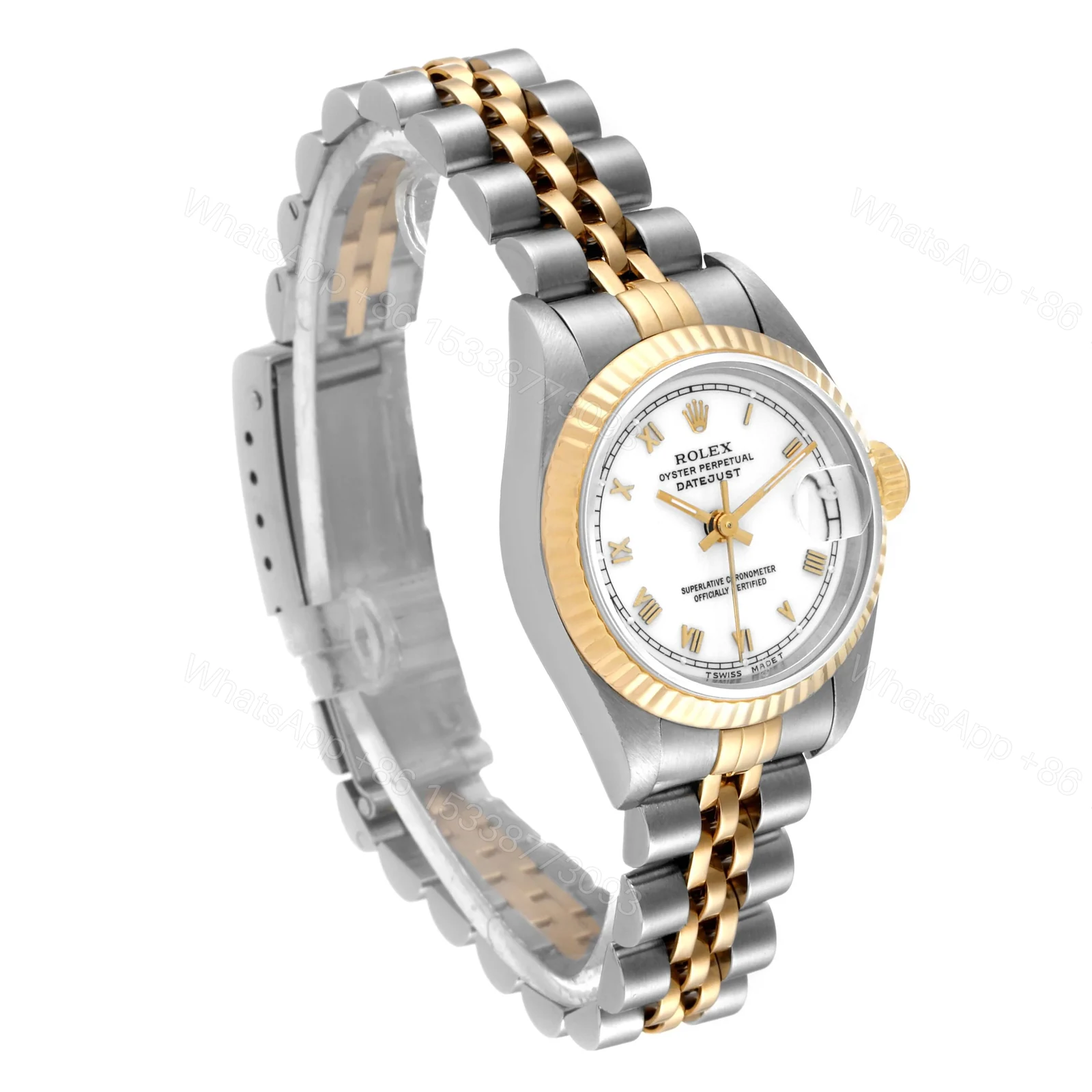 View 3 of Replica Rolex Lady-Datejust White Dial 69173 26 mm