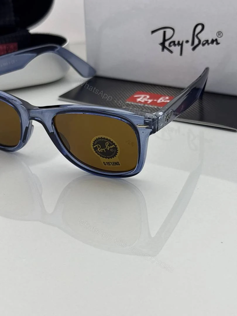 View 3 of Ray Ban First Copy Sunglasses 2140 Brown Glass