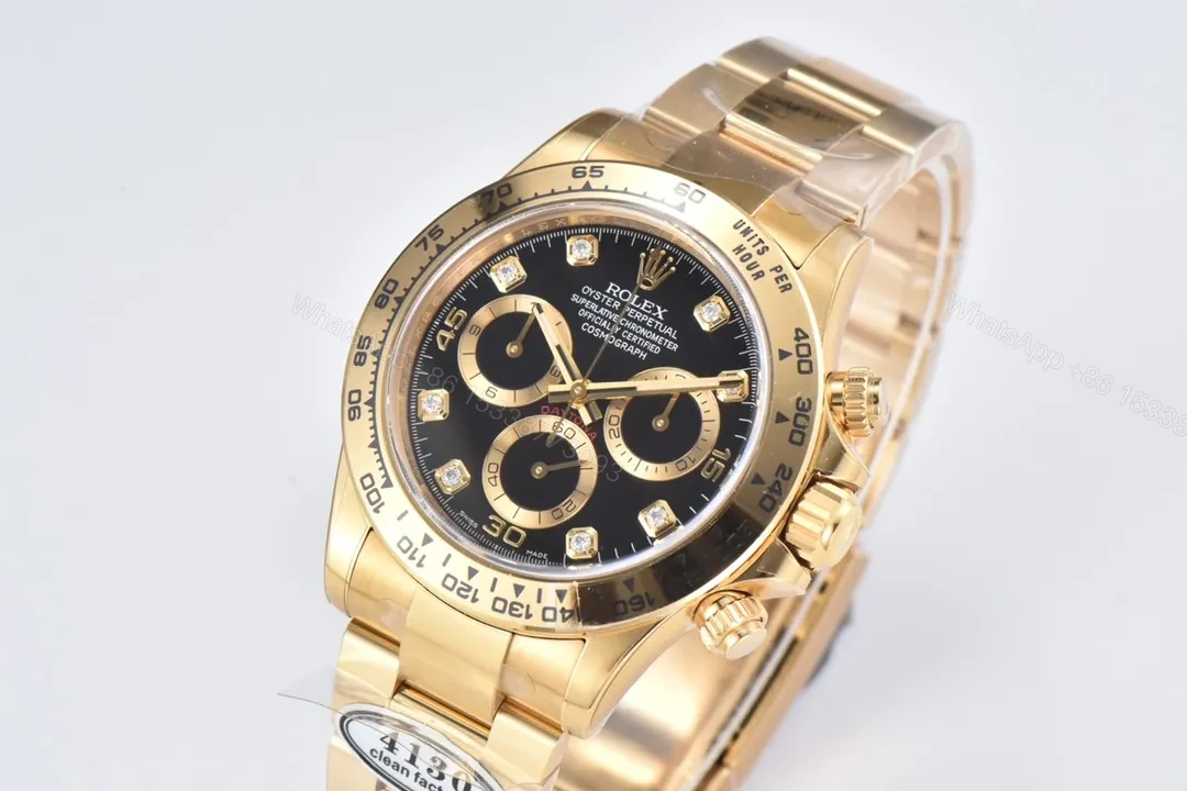 View 6 of GM Factory Clean Factory Clean 116508 Gold Daytona Black Dial Watch