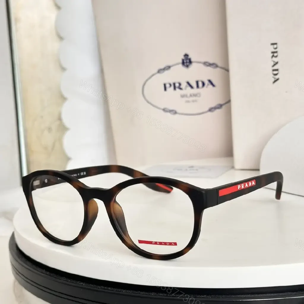 View 5 of Bold Black Acetate Eyewear – Modern Minimalist Frames with Red Accents