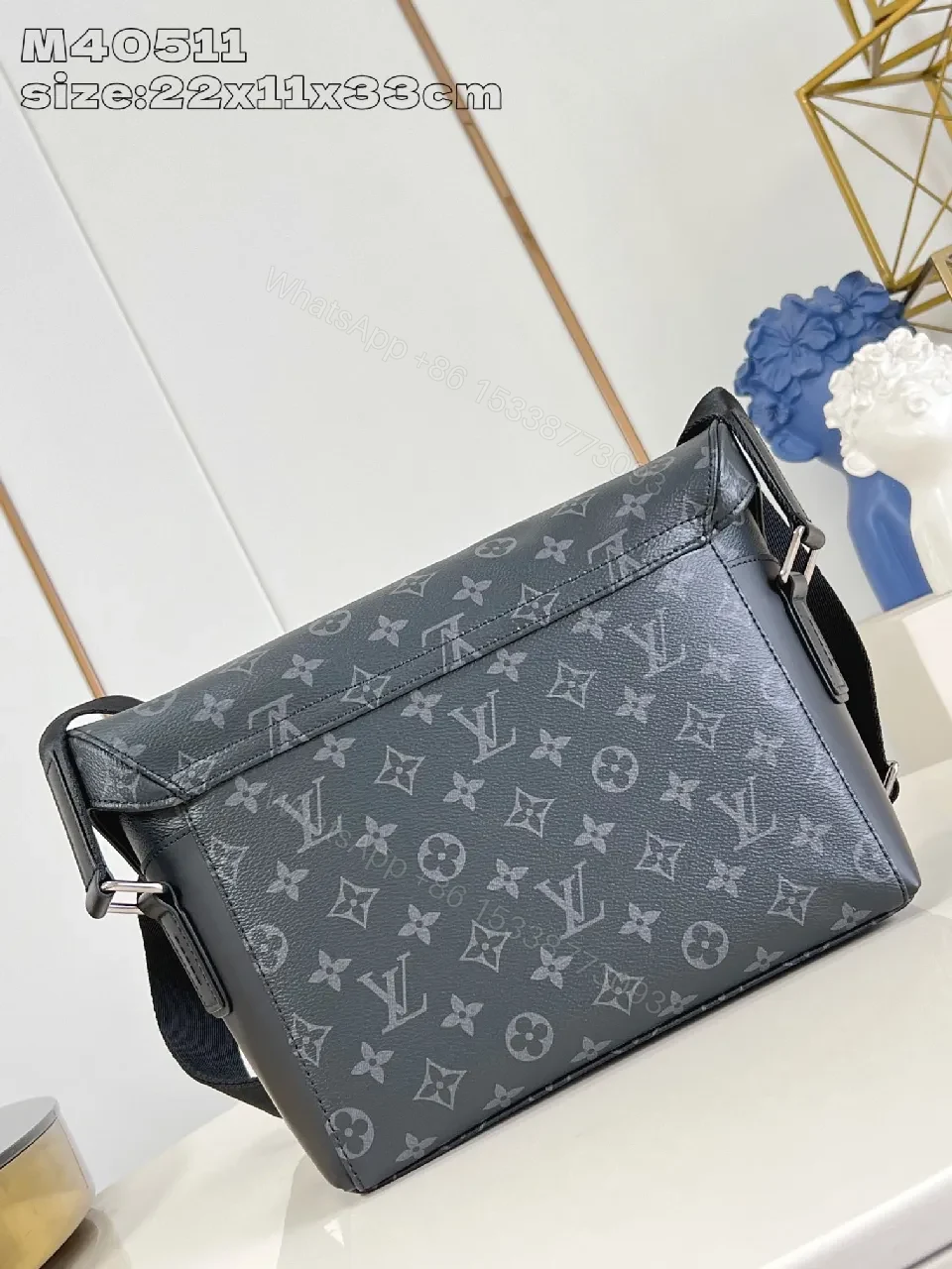 View 3 of Monogram Tech Messenger: Sleek, Durable, Multifunction Carryall