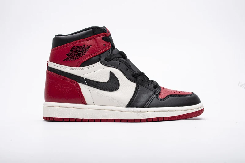 View 2 of Air Jordan 1 Retro High Bred Toe 555088-610