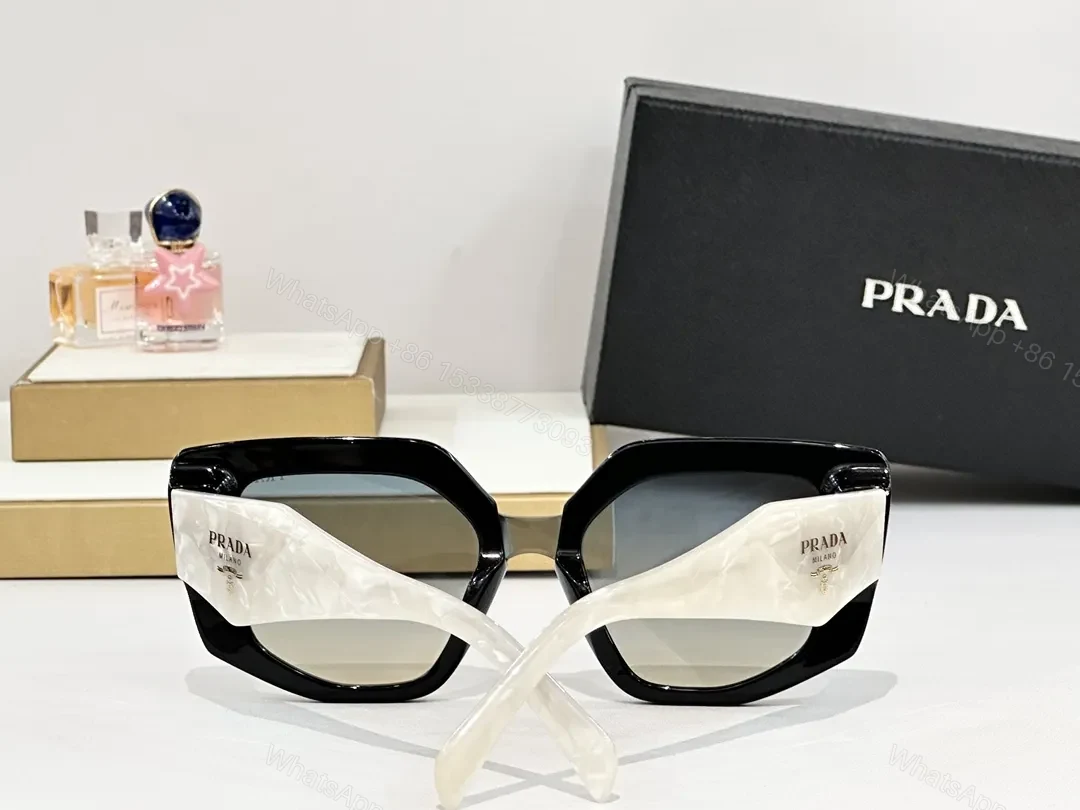 View 3 of Bold Black Acetate Oversized Sunglasses with Luxe Detailing