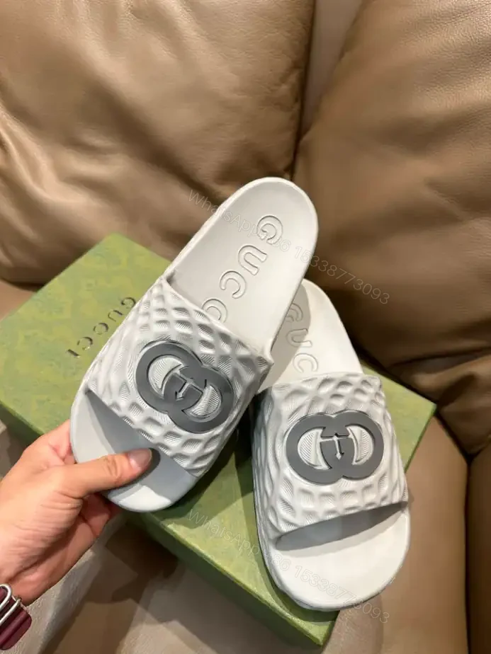 View 4 of GUCCI MEN’S INTERLOCKING G SLIDE SANDAL – SDG024