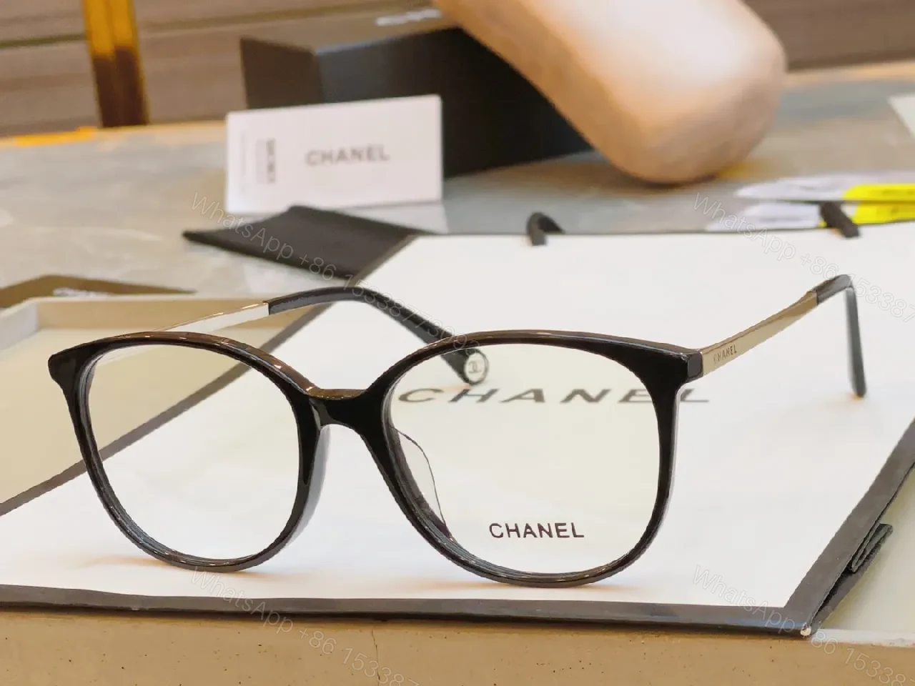 View 4 of Bold Black & Gold Statements: Luxe Eyewear Frames, Premium Comfort