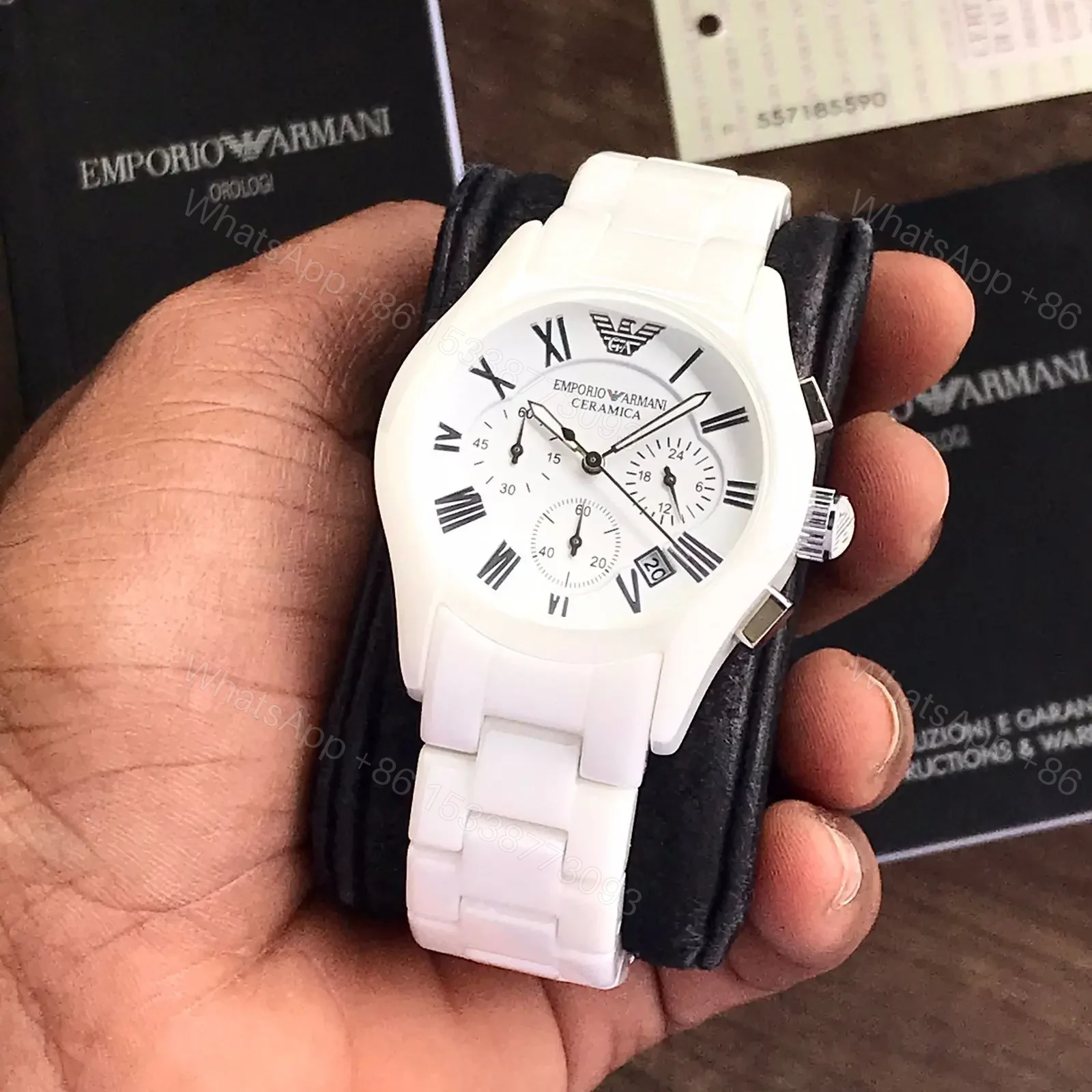 Emporio Armani mens 7AA Premium Collection Model No – AR1404 — view 1