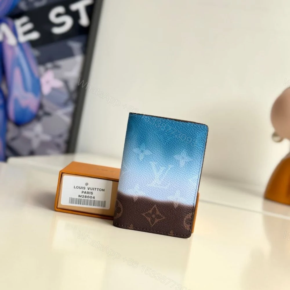 View 2 of Louis Vuitton Pocket Organizer Blue 11Cm M28004