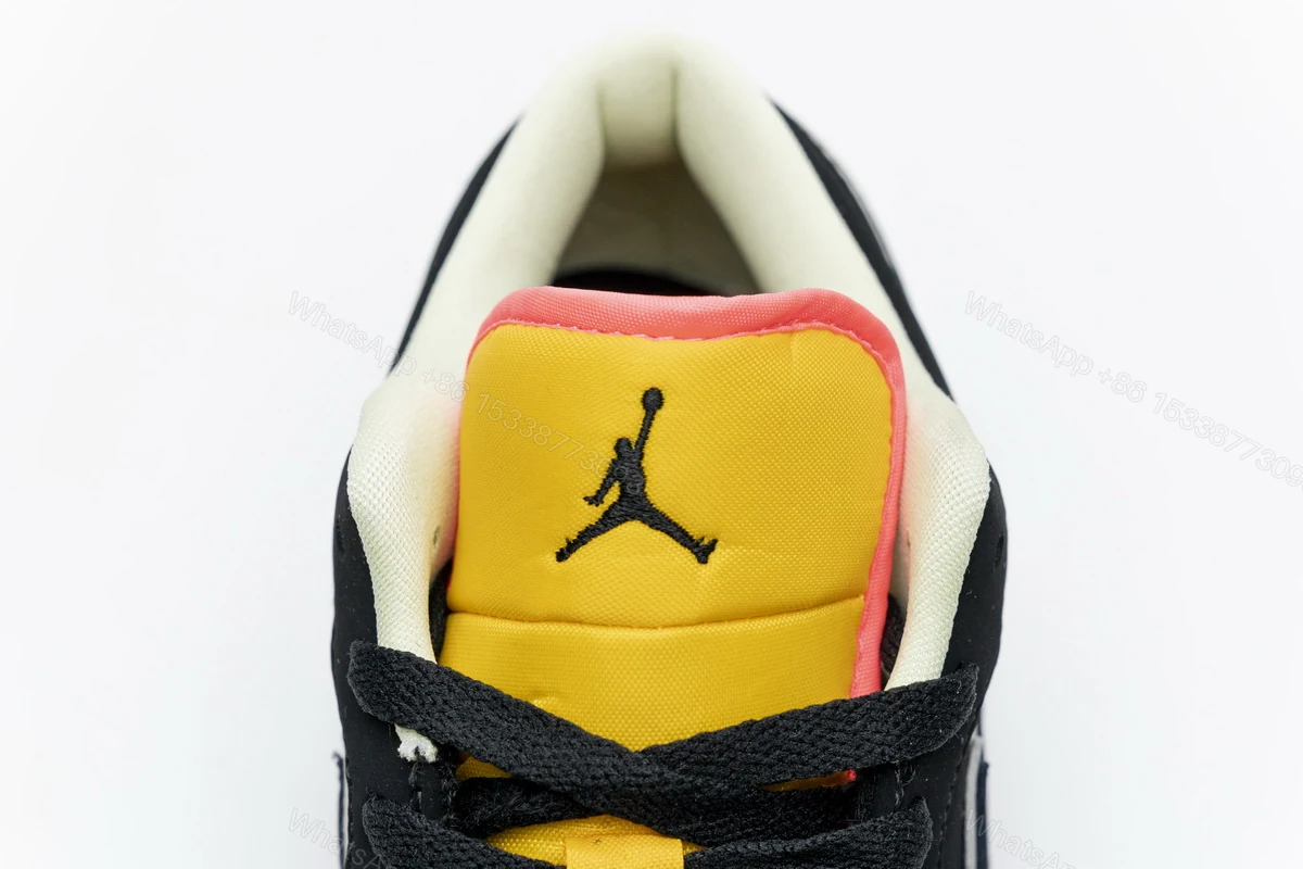 View 5 of Air Jordan 1 Low Black Aurora Green Laser Orange CK3022-013