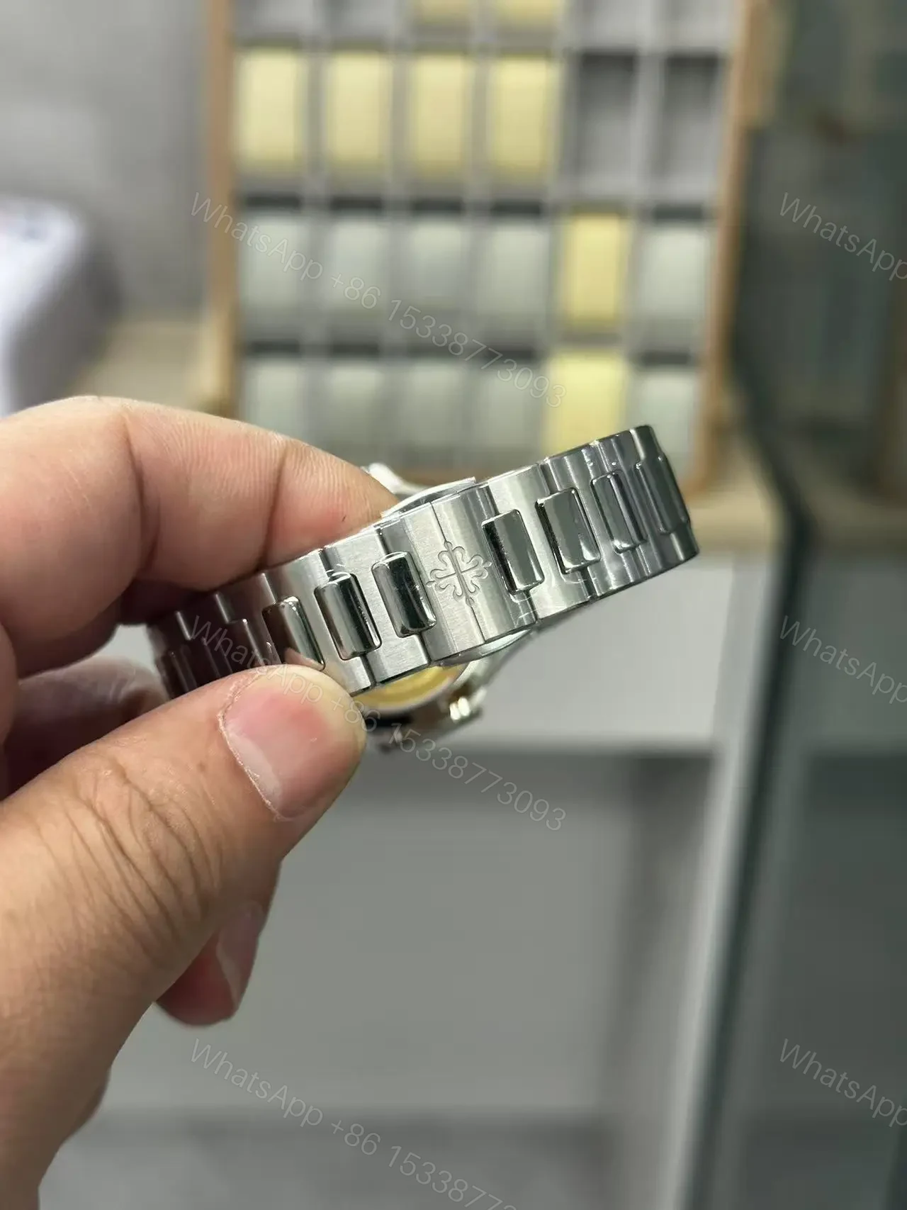 View 2 of Swiss made Replica Patek Philippe Nautilus 7018