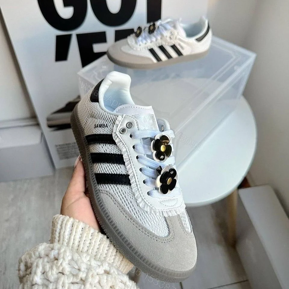 FIRST COPY Adidas Samba OG Lace Flower For Girls — view 1