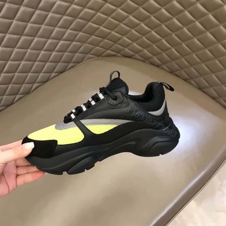 View 5 of B22 SNEAKER TECHNICAL MESH WITH AND CALFSKIN – CD100