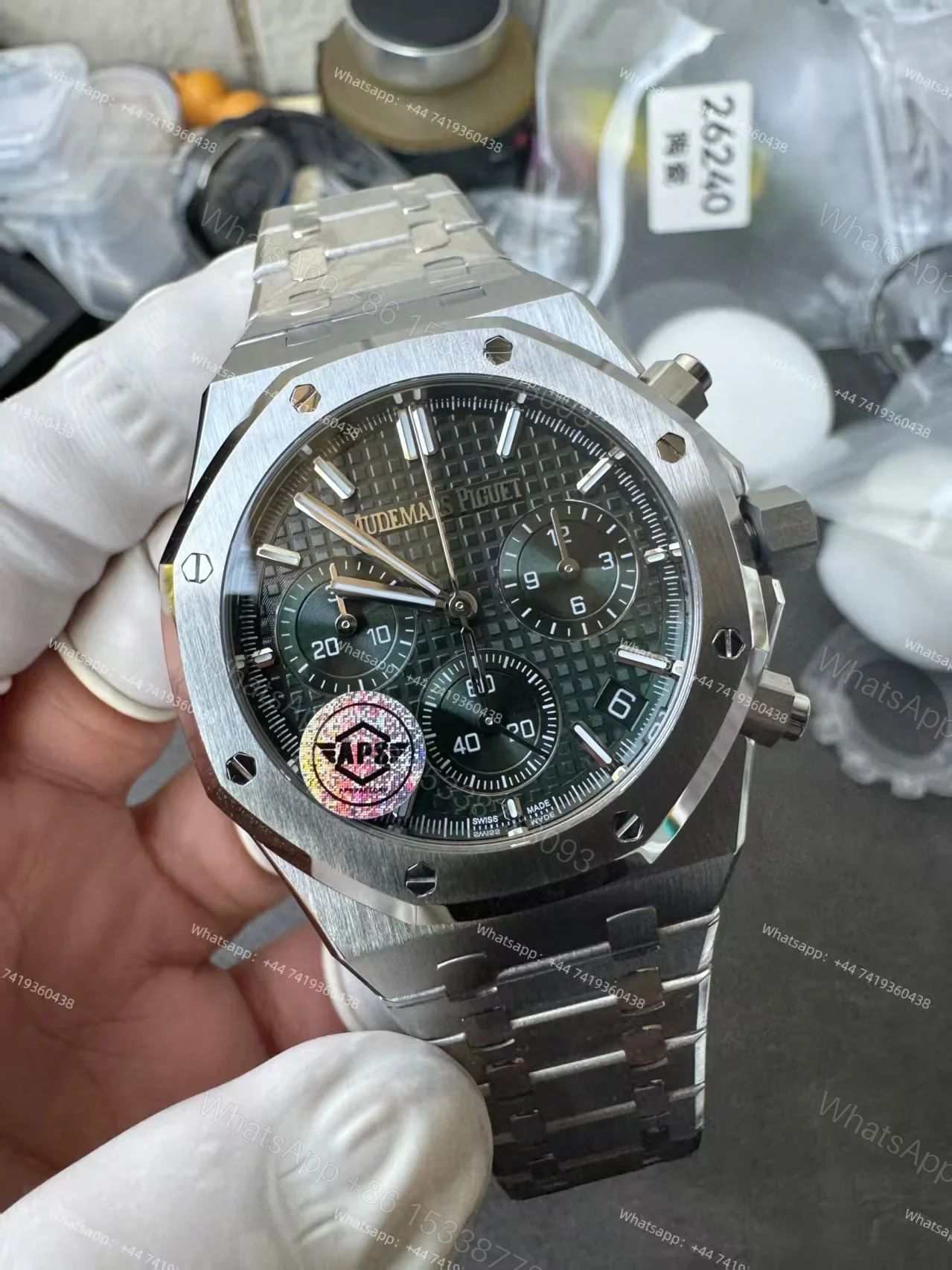 View 4 of Audemars Piguet Royal Oak Chronograph 26240 Series Selfwinding Chronograph Best Super Clone