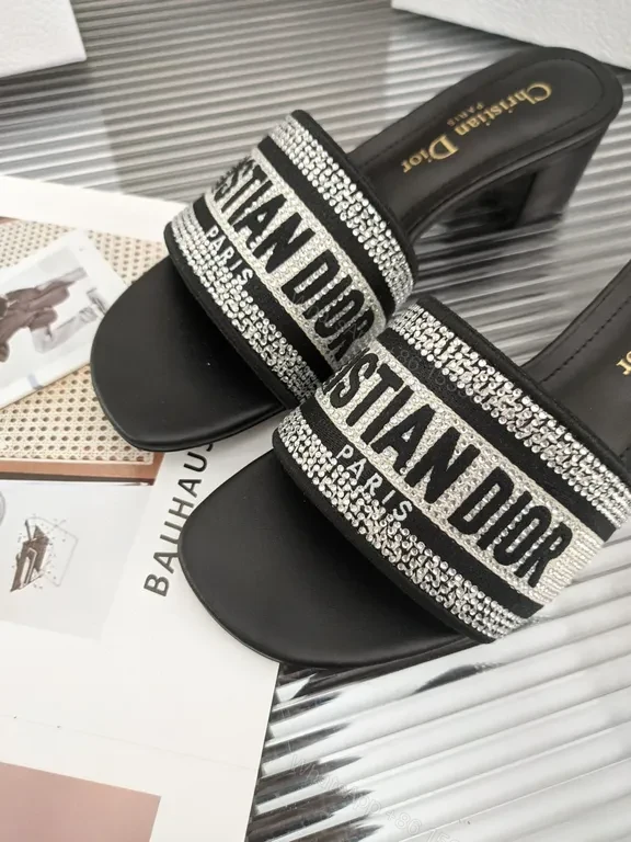 View 6 of Chic Dior Sparkle Slides: Luxury Everyday Footwear
