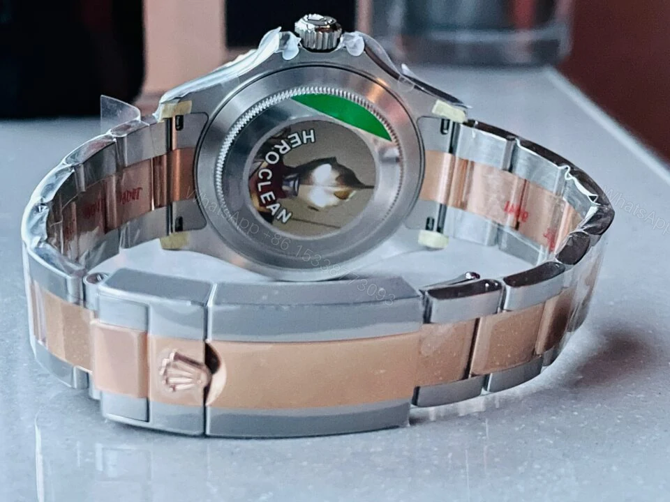 View 8 of CF FACTORY 1:1 Rolex Yacht-Master 116621 SS/RG 904L steel Black Dial VS3235