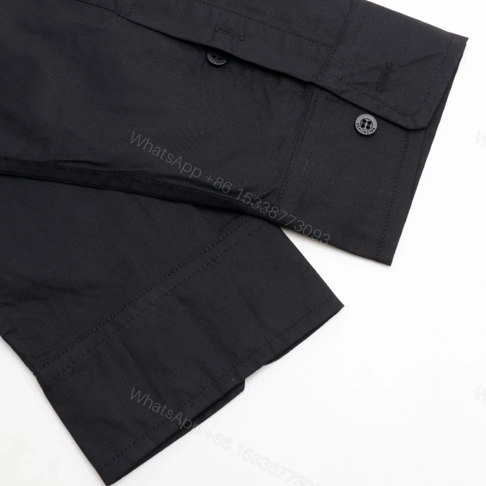 View 5 of 高仿Balenciaga*SS24系列725377歷代LOGO襯衫黑色
