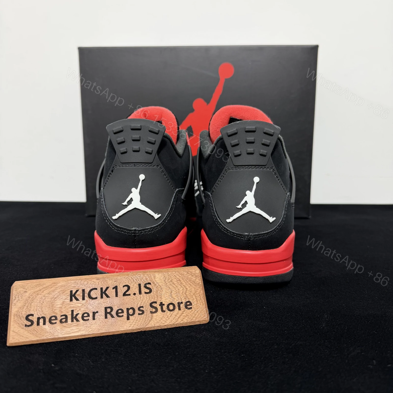 View 6 of Air Jordan 4 Retro Red Thunder Reps