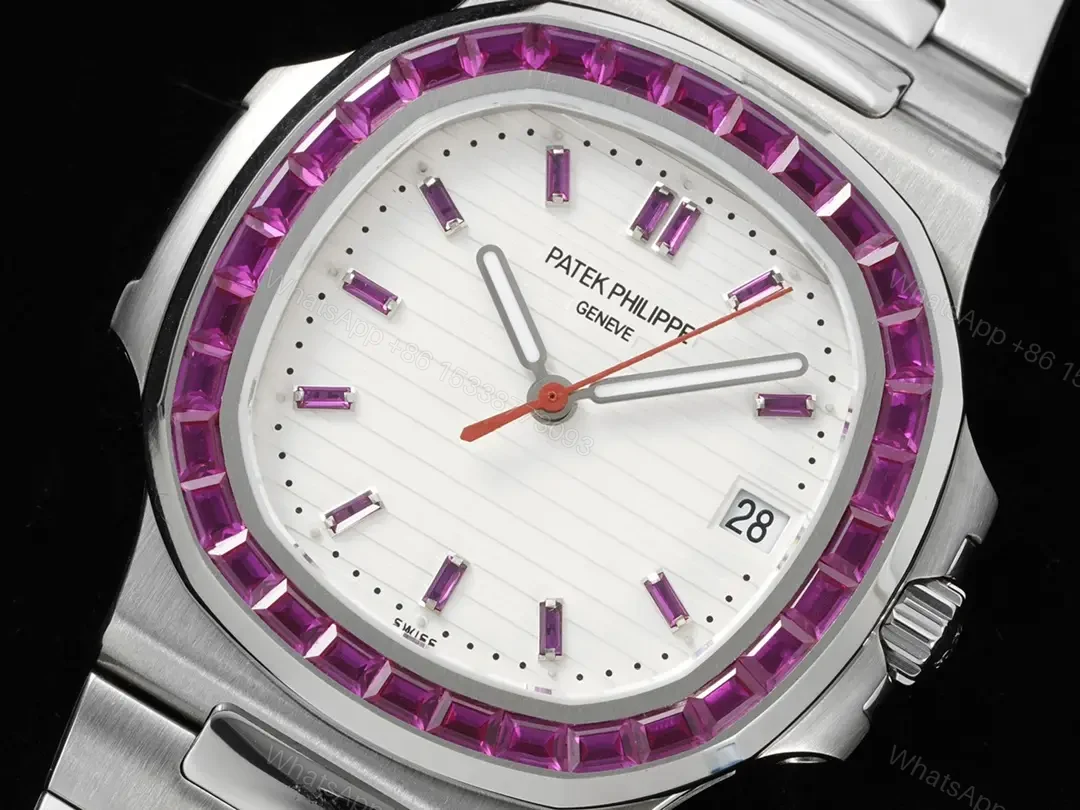 View 4 of Patek Philippe Nautilus 5711 Diamond Set 40mm PATEK-NAUT5711-DIA-40