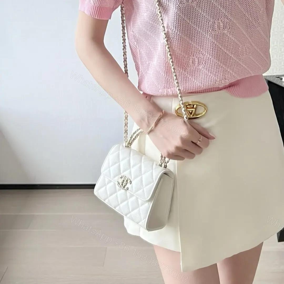 View 26 of 高仿Chanel*23P系列AP3237豎版Kelly手袋白色免檢版