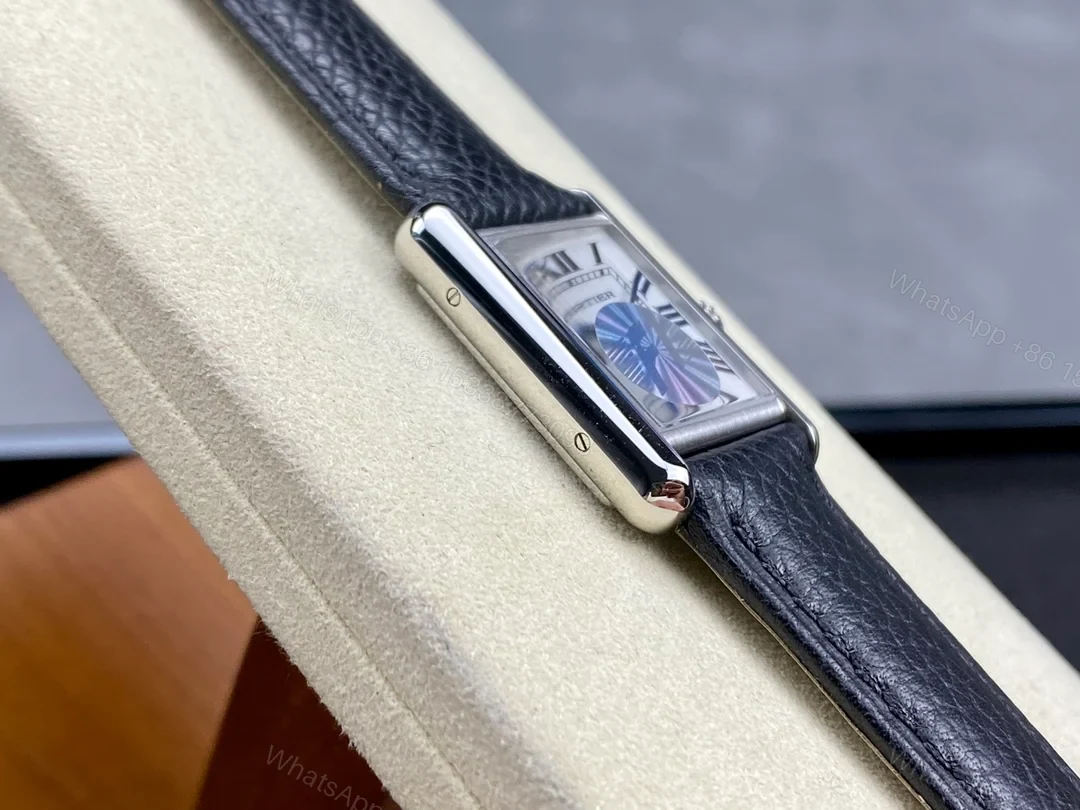 View 5 of Cartier Tank Must Extra Large Automatic Stainless Steel Silver WSTA0040
