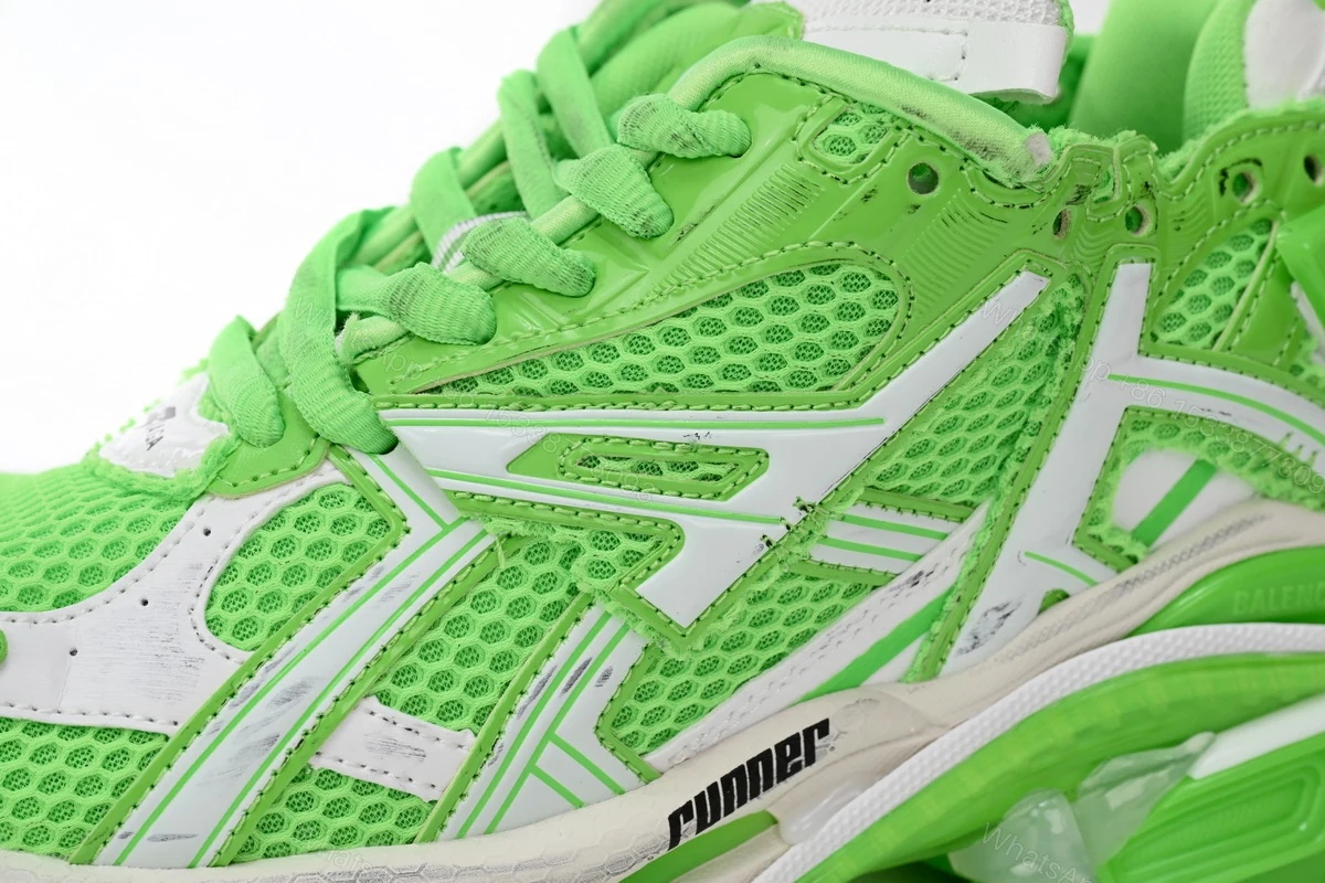 View 9 of Balenciaga Runner White Green 677402 W3RBM 3590