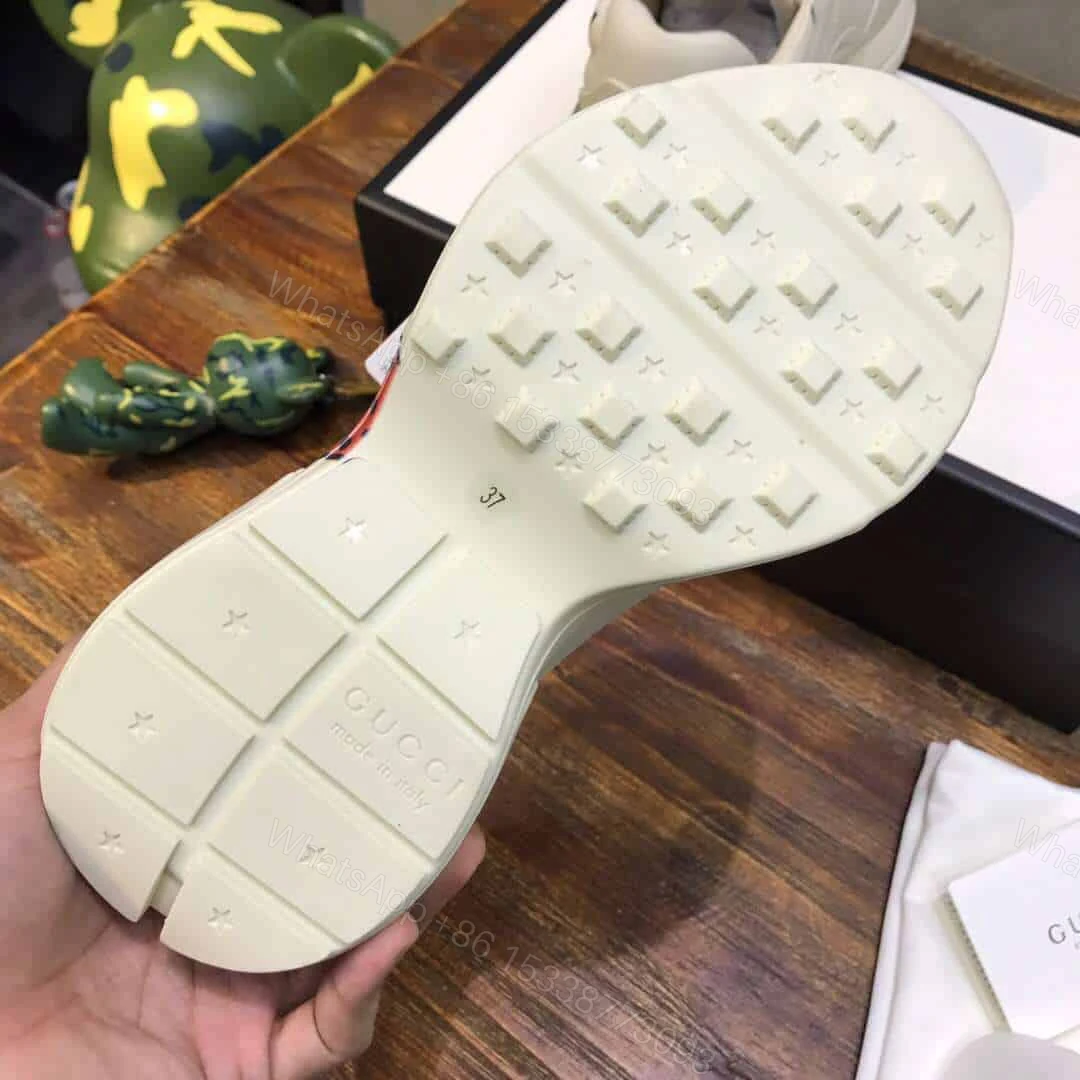 View 7 of GUCCI RHYTON SNEAKER WITH STRAWBERRY