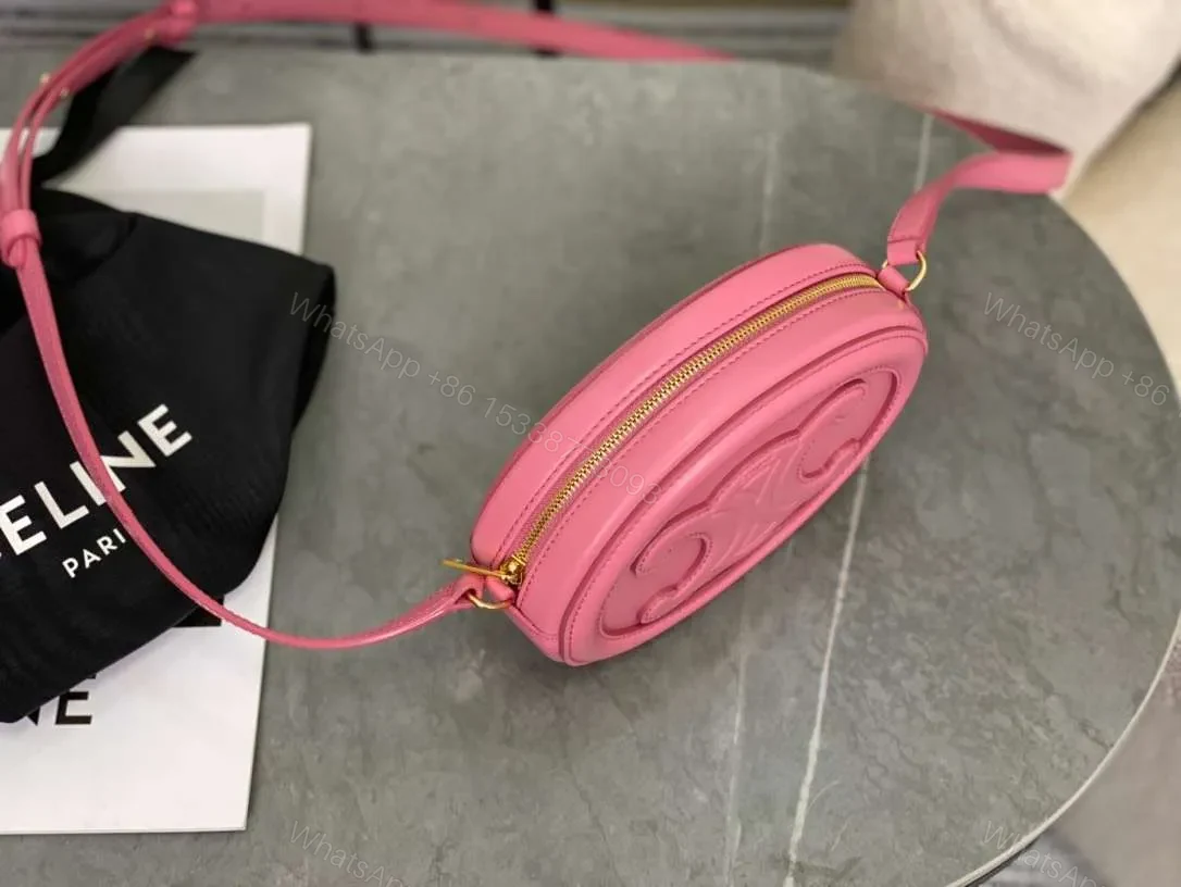 View 3 of Celine Mini Handbag Pink Smooth Leather 16×12.5x4cm