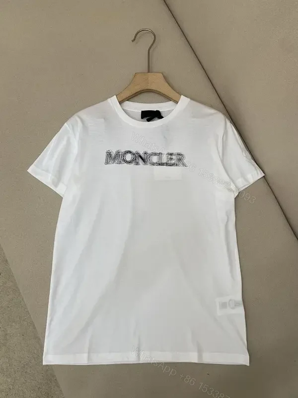 Minimalist White Cotton Tee — Premium Logo Crewneck, Streetwear Style — view 1