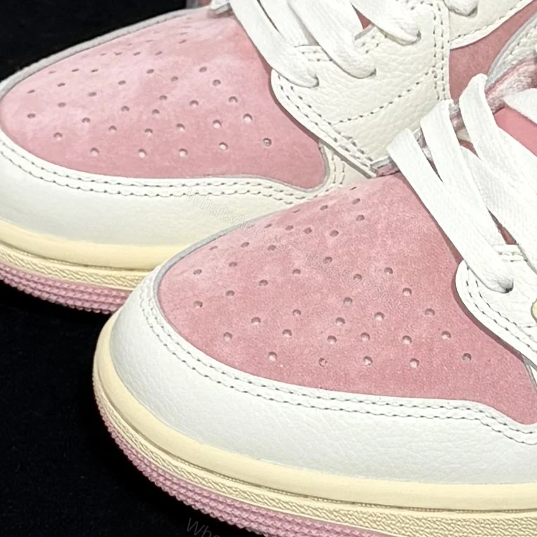 View 5 of Travis Scott x Air Jordan 1 Low OG Shy Pink Replica
