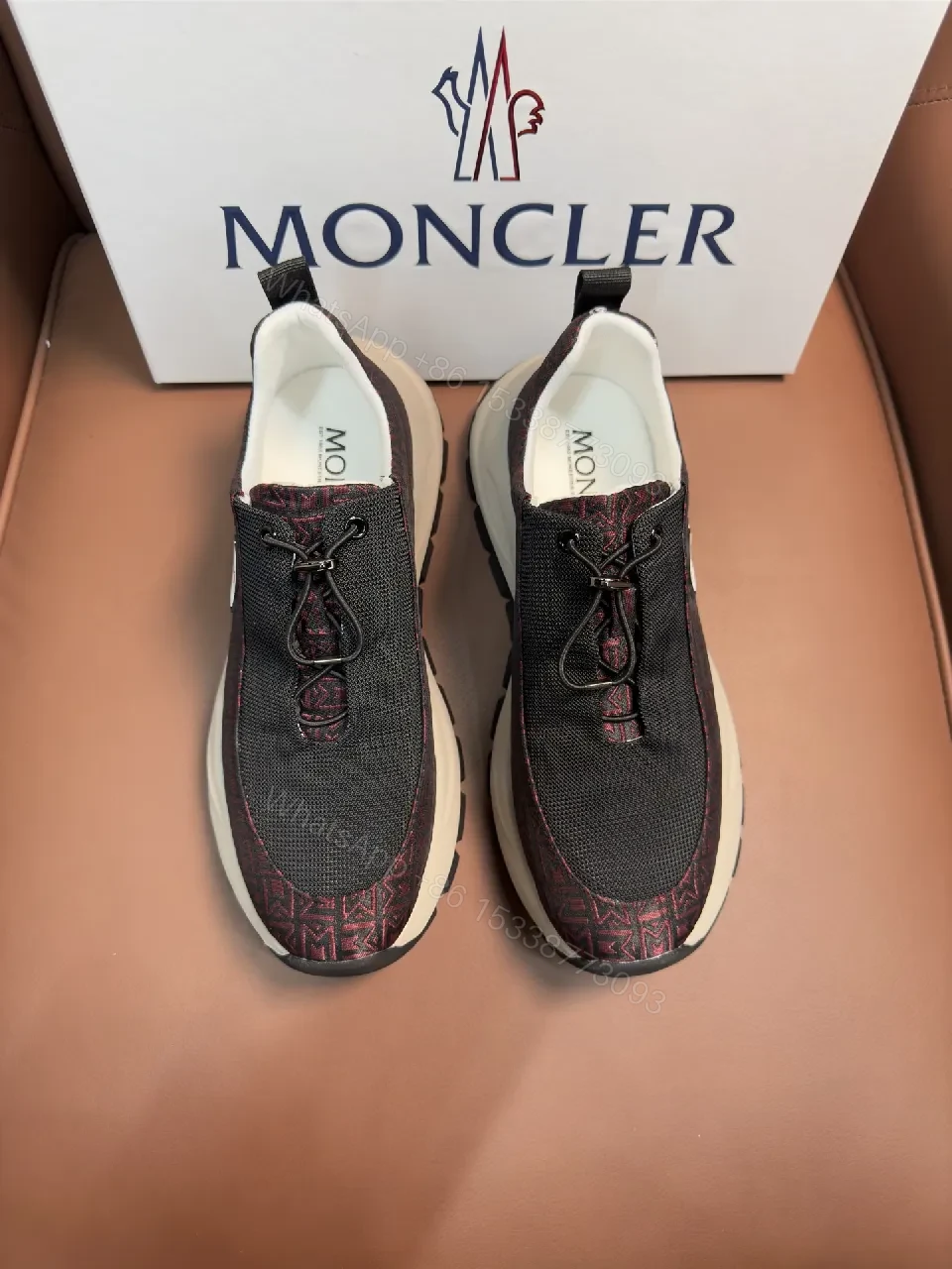 View 5 of Knit Black/Gold Baroque-Overlay Sneaker: Modern Comfort