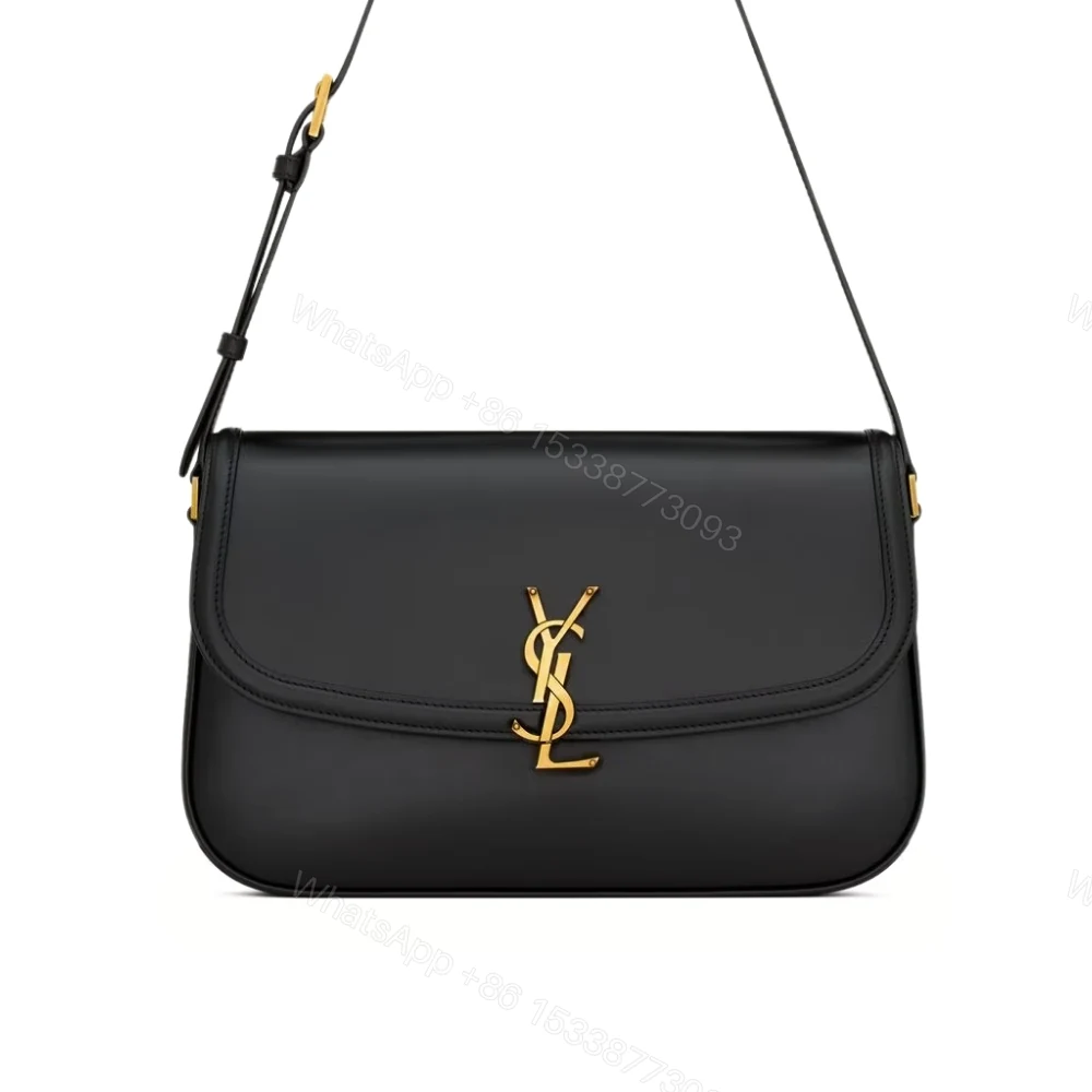 Saint Laurent Solferino Medium In Box Black 29Cm — view 1