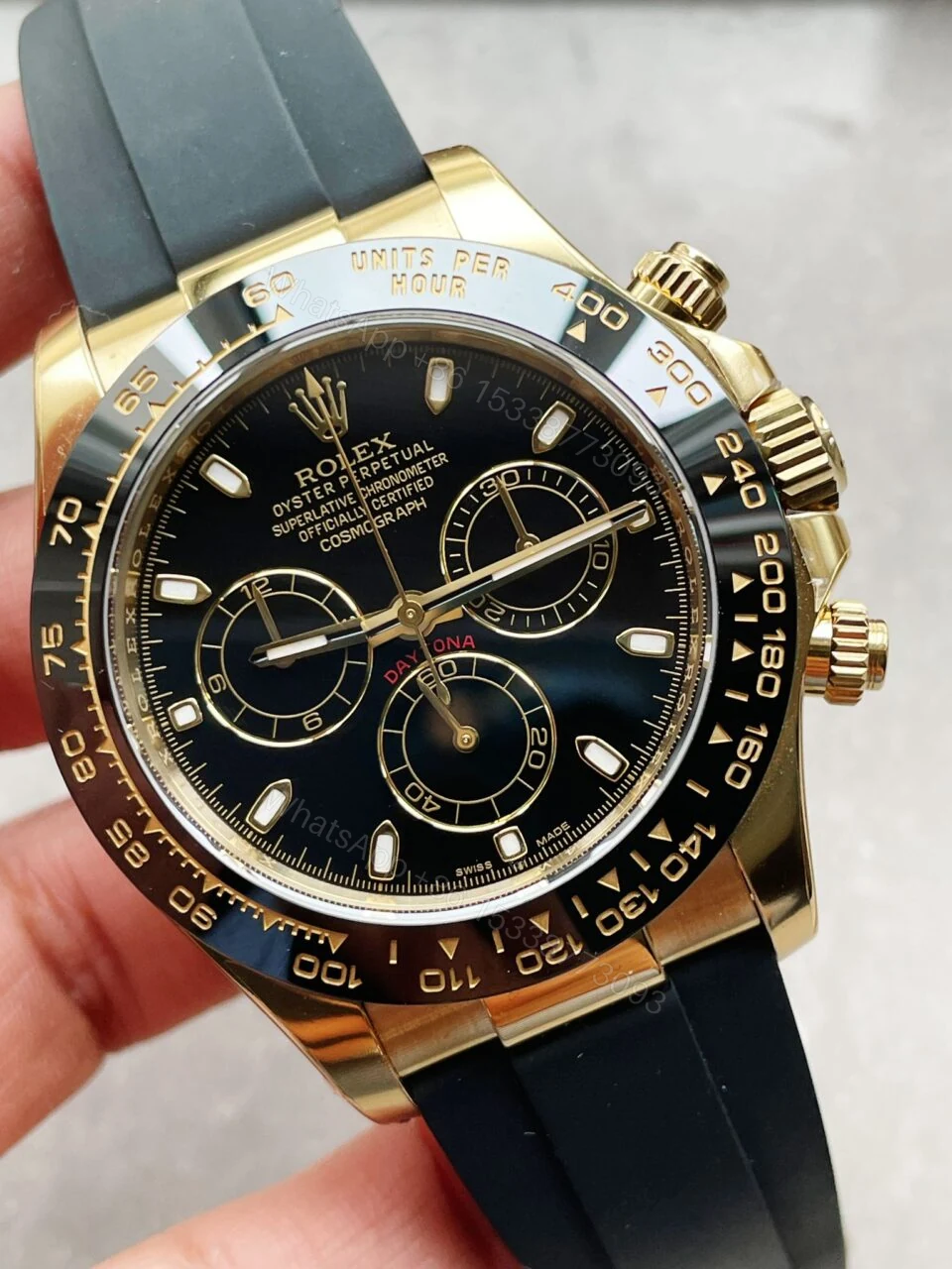 View 2 of Clean factory 1:1 Rolex Daytona Best Edition 904L Steel Black Dial A4130