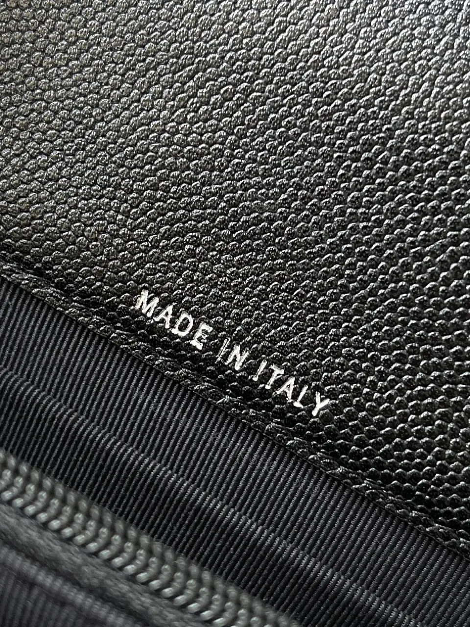 View 2 of Black Quilted Leather Mini Bag - Chain Handle, Compact Luxury