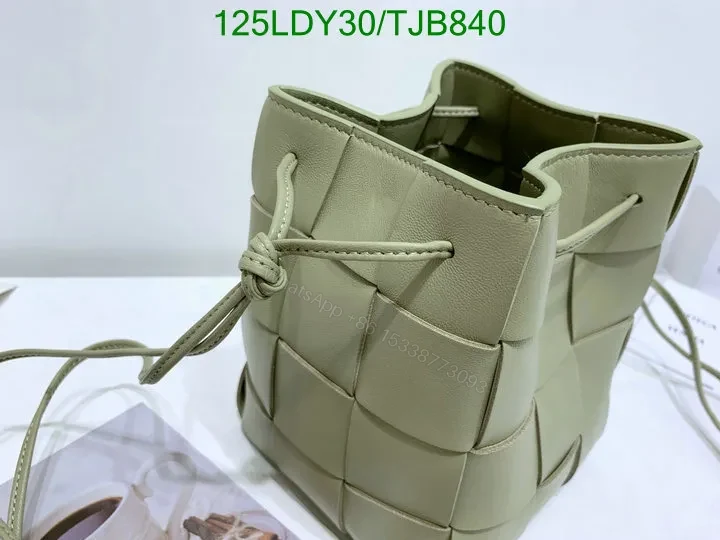 View 48 of Bottega Veneta Small Cross-Body Bucket Bag in Red BVF4722