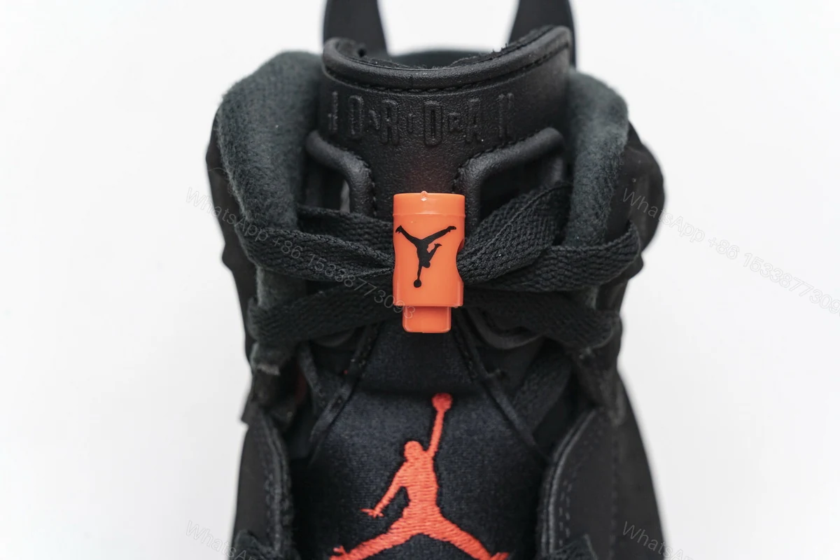 View 8 of Air Jordan 6 Black Infrared 384664-060