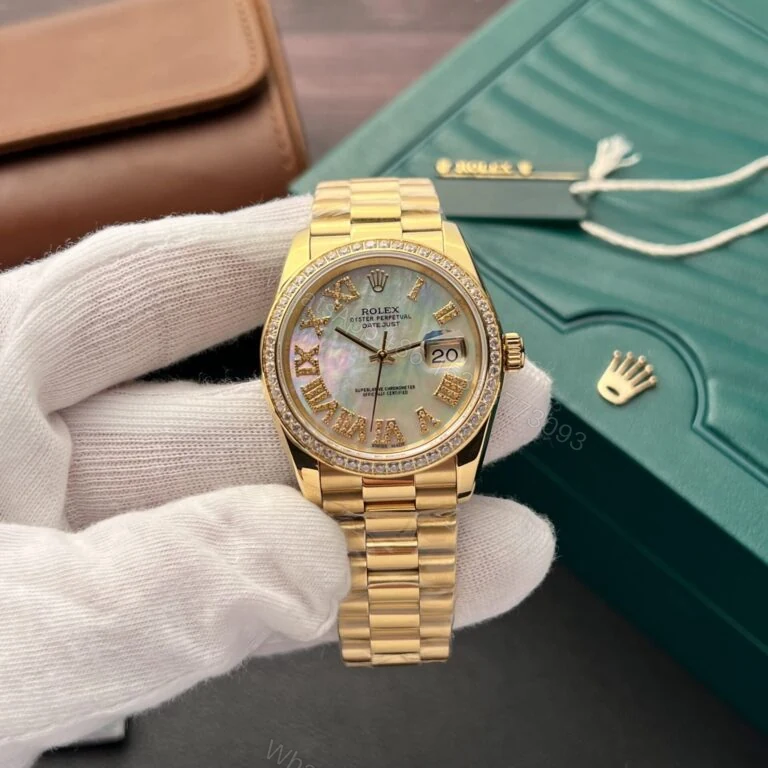 View 4 of Datejust 36mm Super Clone Mother Of Pearl Dial with Diamonds