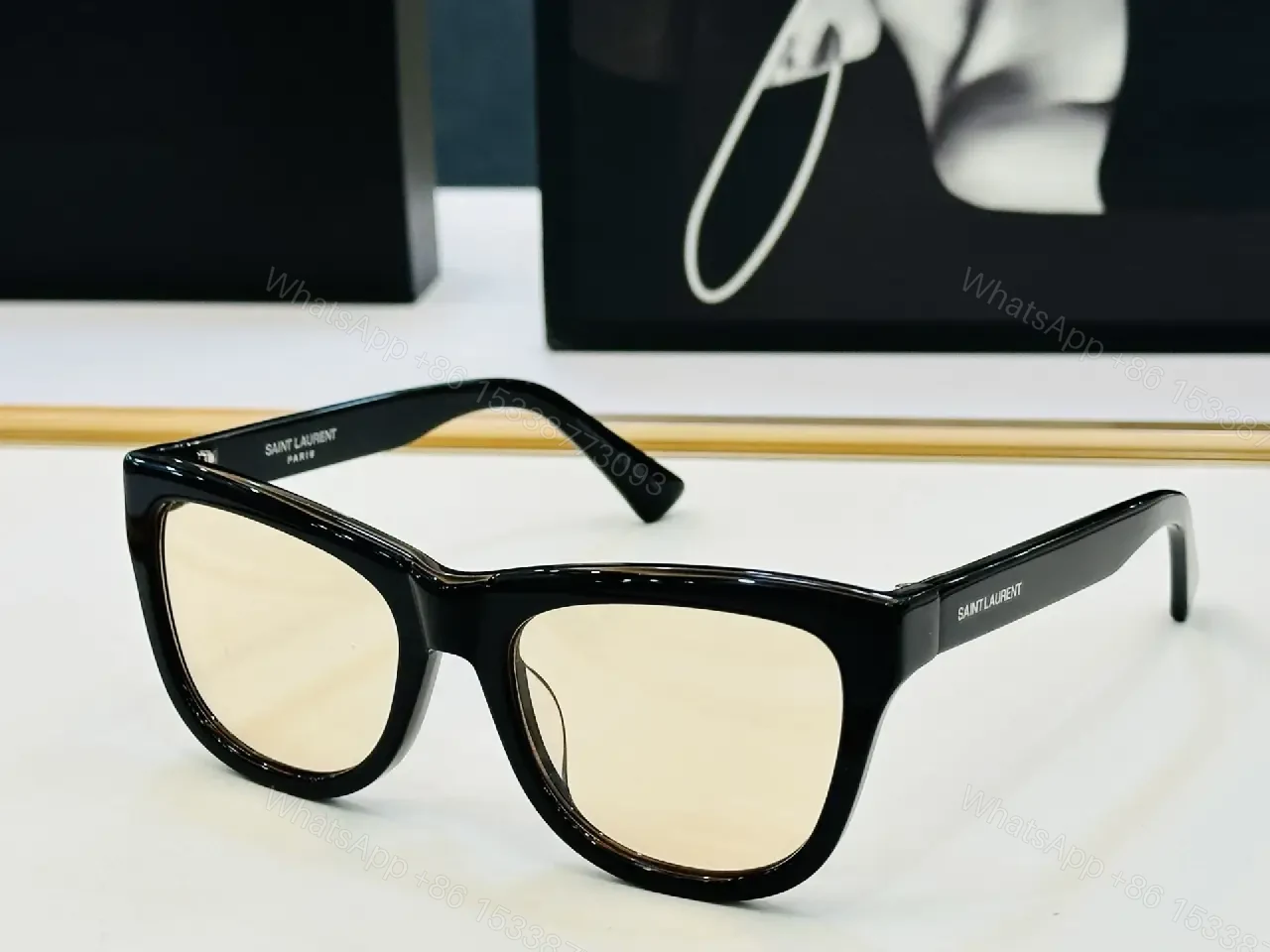 View 8 of Bold Black Acetate Sunglasses: Refined Everyday Luxury