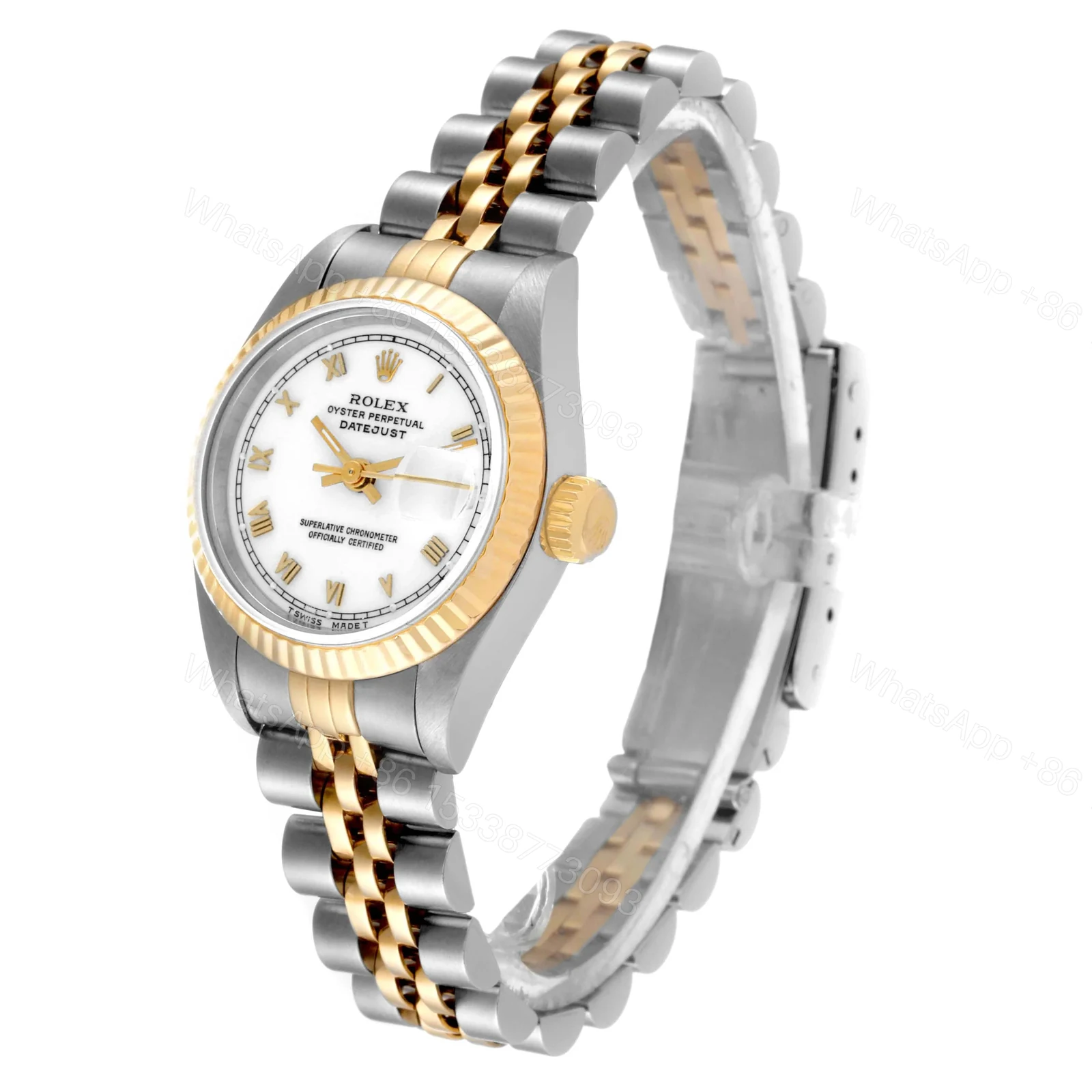 View 2 of Replica Rolex Lady-Datejust White Dial 69173 26 mm