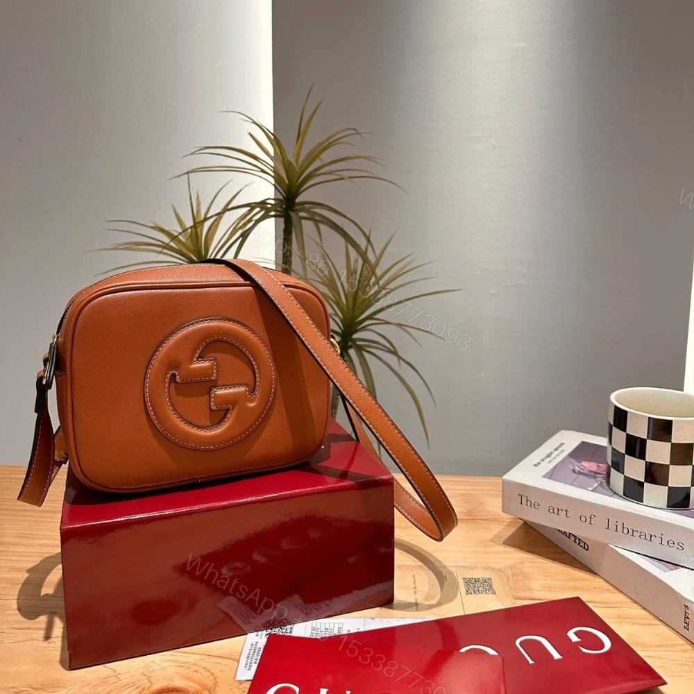 View 2 of Gucci Blondie Mini Shoulder Bag Brown 20Cm 820429 AAEDB 2718