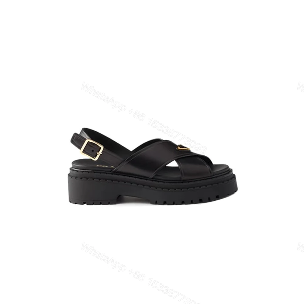PRADA Leather sandals 374742 — view 1