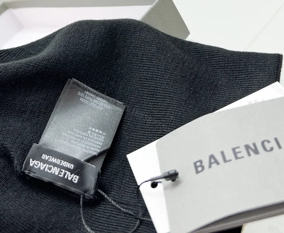 View 2 of Balenciaga-Style Knit Beanie: Premium Black, All-Day Warmth
