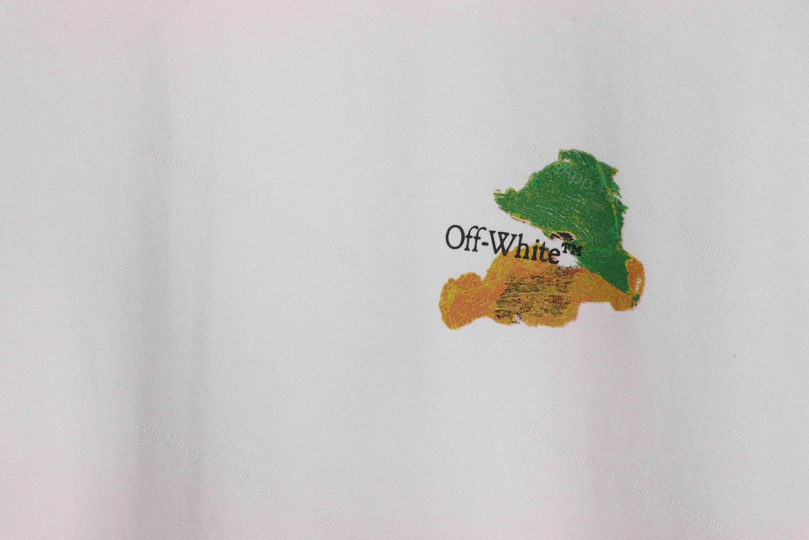 View 5 of Off White Environmental Protection Graffiti T-Shirt
