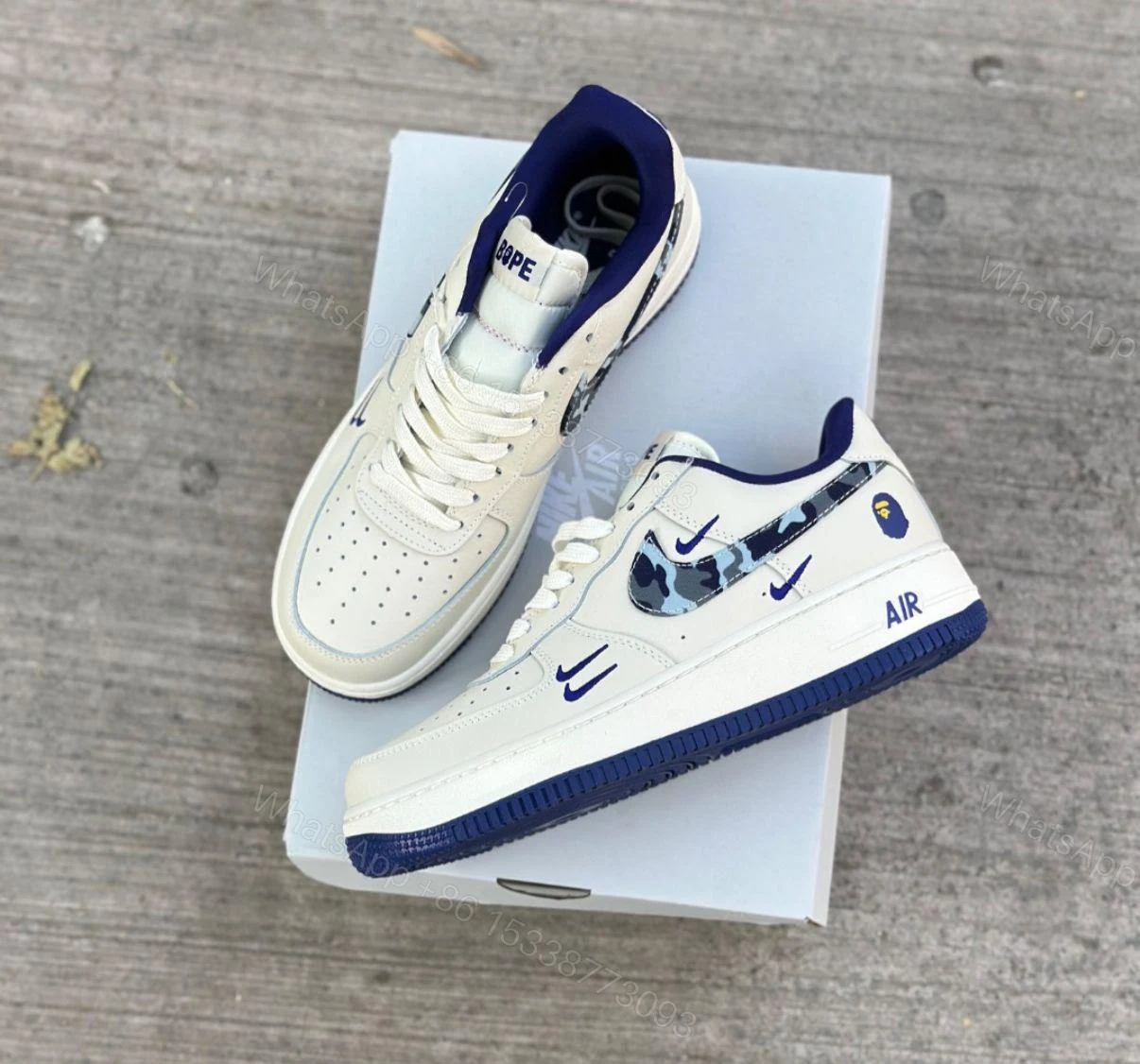 View 5 of FIRST COPY NIKE AIRFORCE CUSTOM BAPE FOR MEN