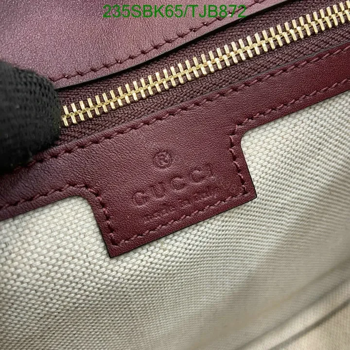View 11 of Gucci Red Smooth Leather Small Top Handle Bag 88878