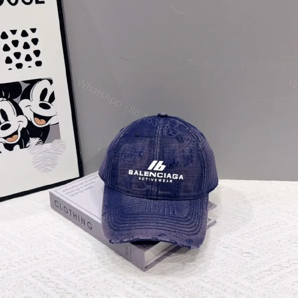 View 2 of Color-Block Cap: Premium Textured Embroidered Visor Cap
