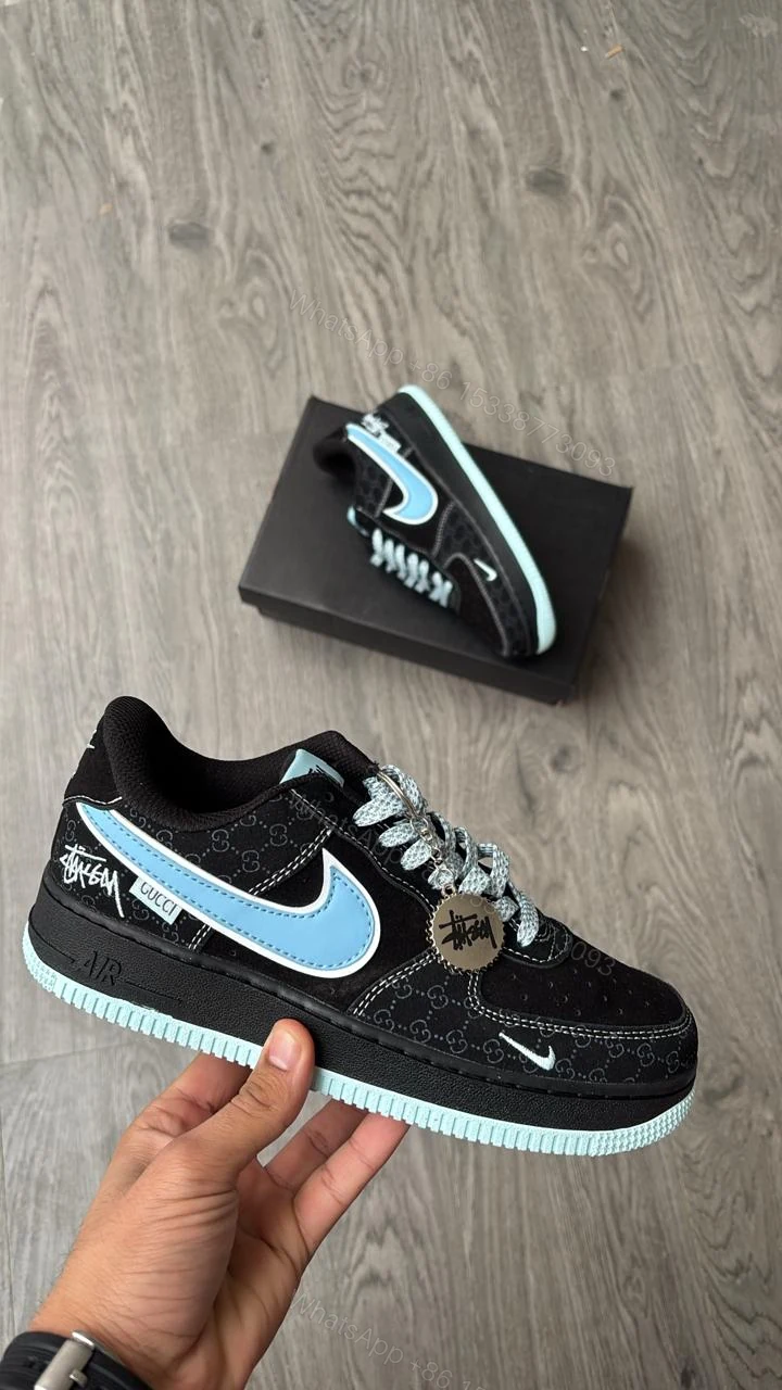First Copy Nike Air Force 1 x Stussy Sneakers for Men — view 1