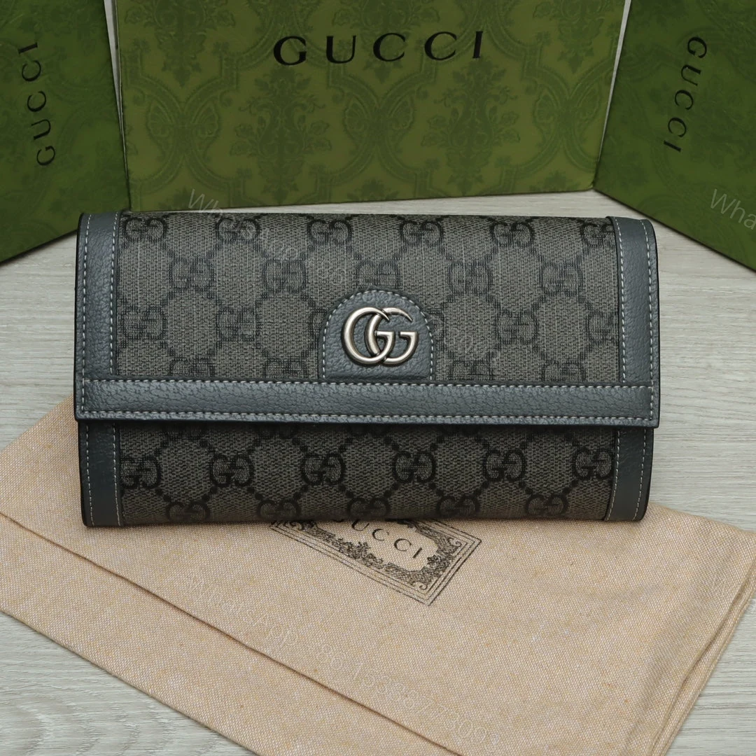 Gucci Wallets Black Grey — view 1
